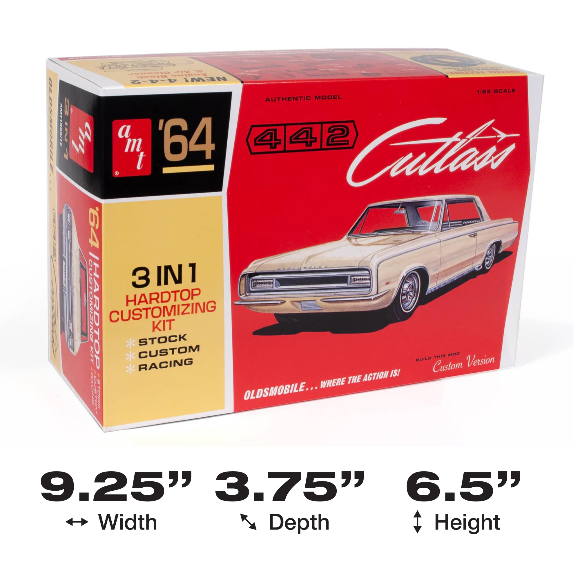 Amazon.com: AMT 1964 Olds Cutlass 442 Hardtop 1:25 Scale Model Kit