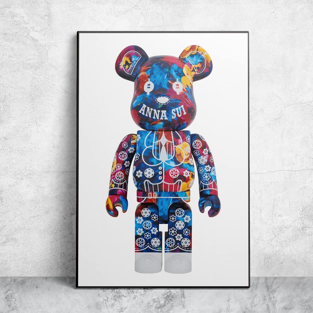 Amazon.co.jp: be@rbrickアートパネル ベアブリック壁掛け絵画 油絵