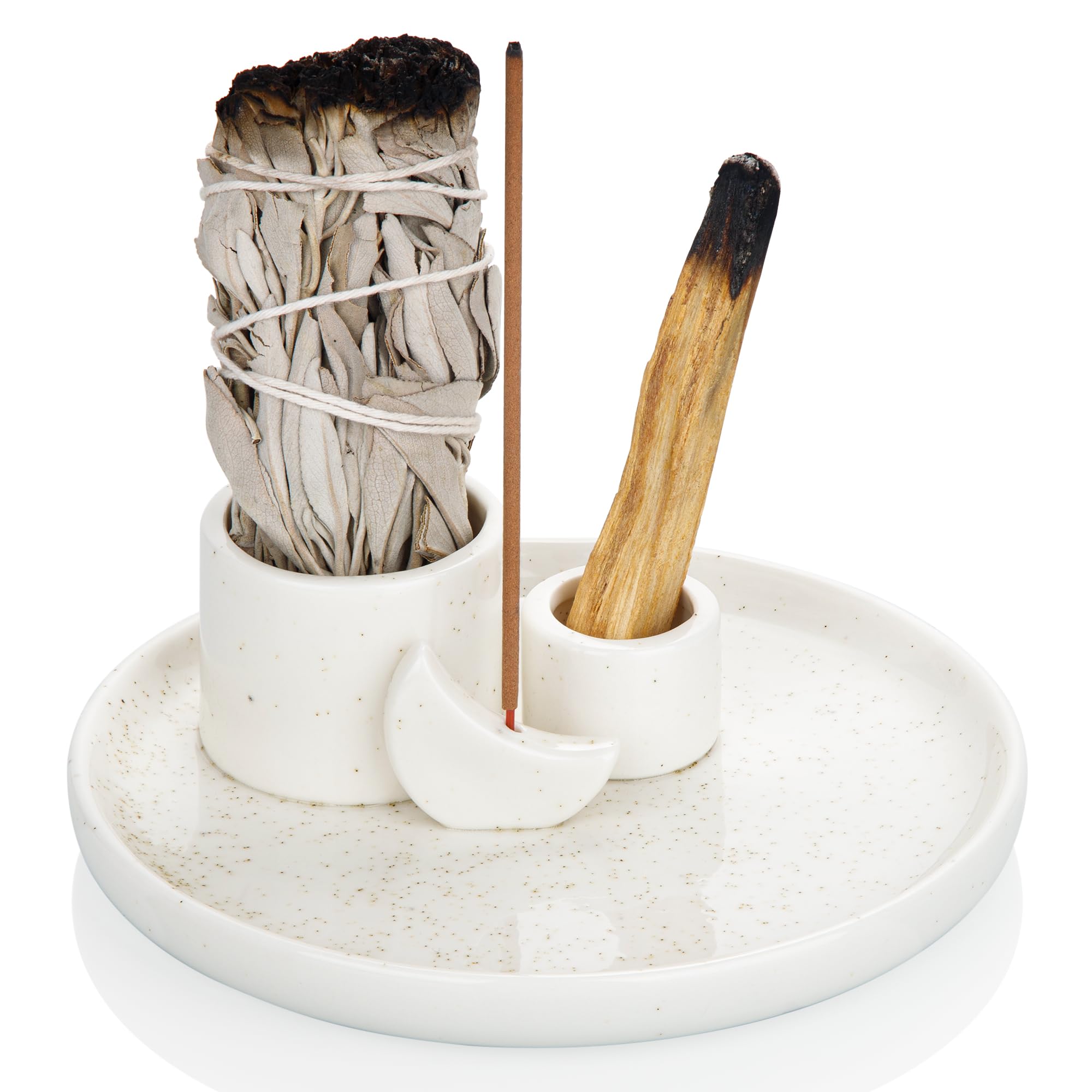 Amazon.com: ZenBless Incense Burner, Palo Santo Sage Candle Holder