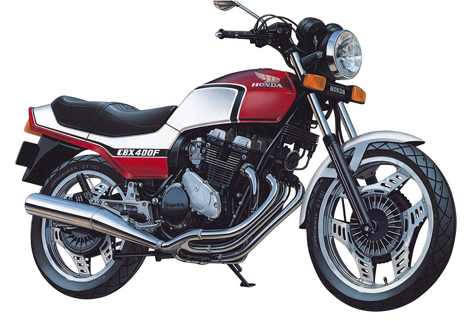 Amazon.com: Aoshima Bunka Kyozai 1/12 Honda CBX400F : Arts, Crafts