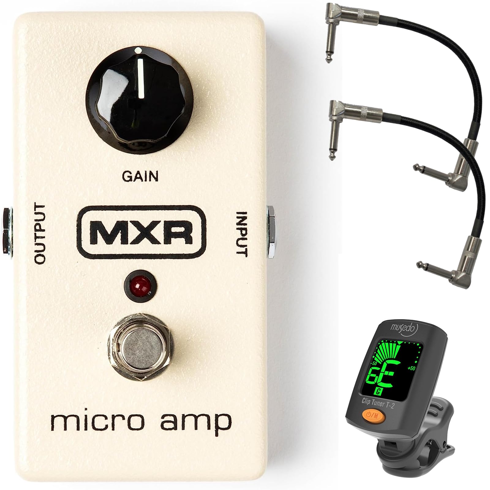 Amazon.com: MXR M133 Micro Amp Booster Effects Pedal - Bundle with
