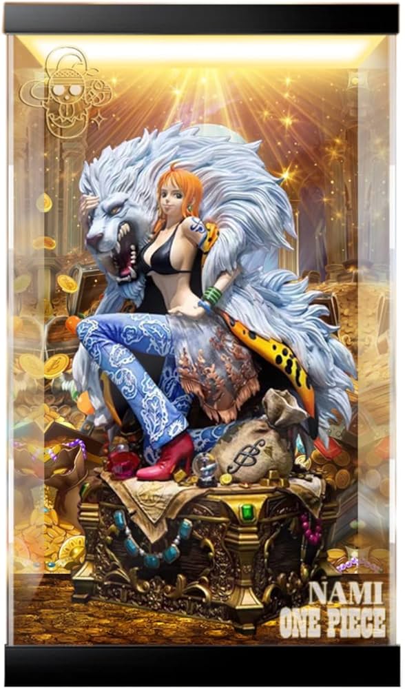 Amazon.co.jp: 専用 LED フィギュアケース ONEPIECE ナミ ログ
