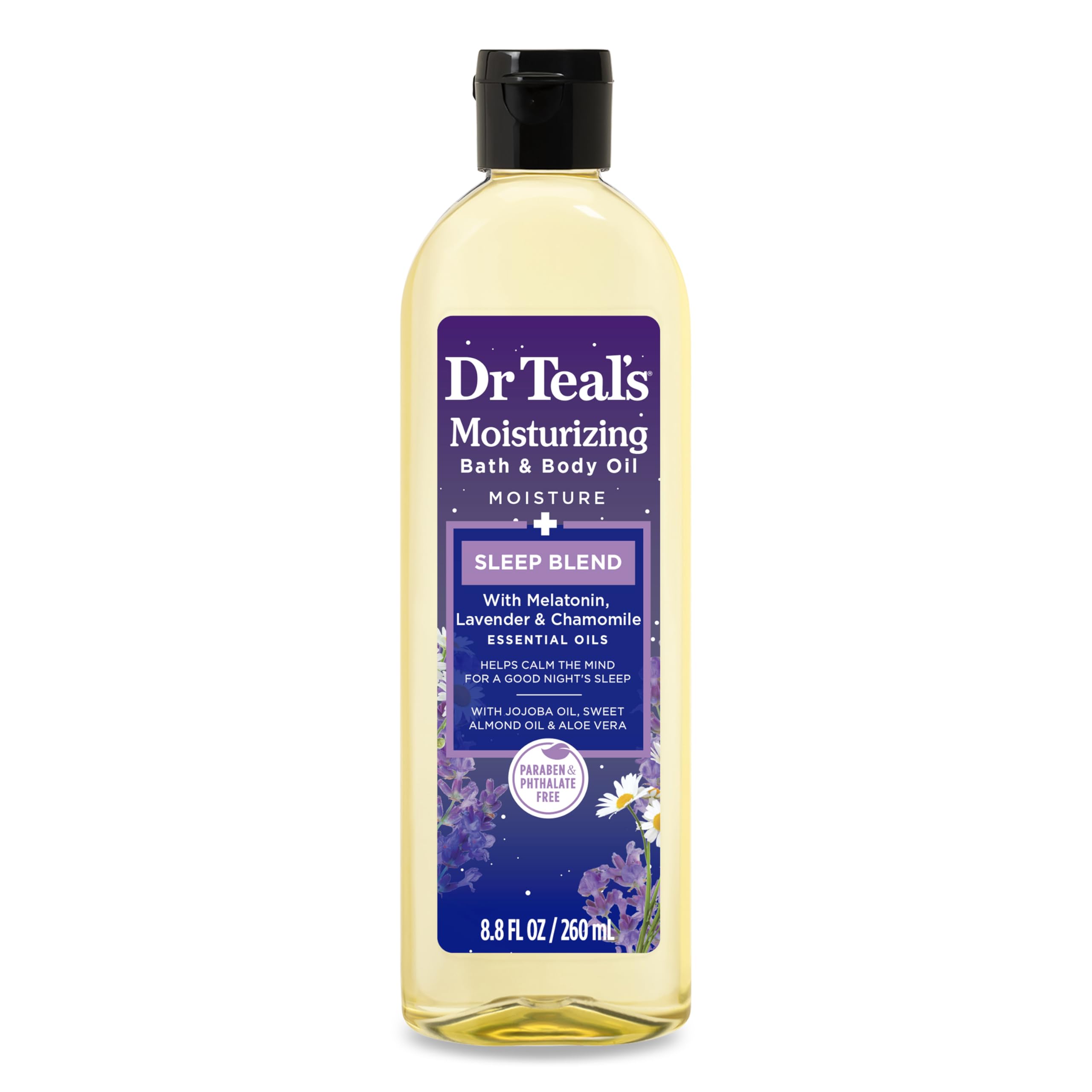 Amazon.com : Dr Teal's Moisturizing Bath & Body Oil, Sleep Blend
