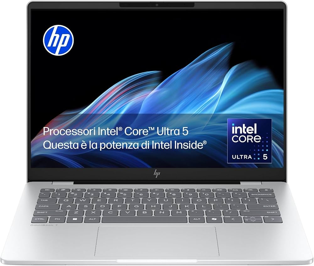 HP OmniBook 7 AI 14-fr0001sl, Notebook, Intel Core Ultra 5-225U