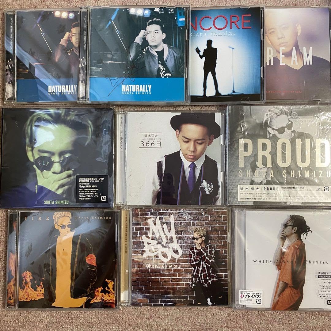 Amazon.co.jp: 清水翔太 アルバム&シングル10枚セット 直筆サイン入り