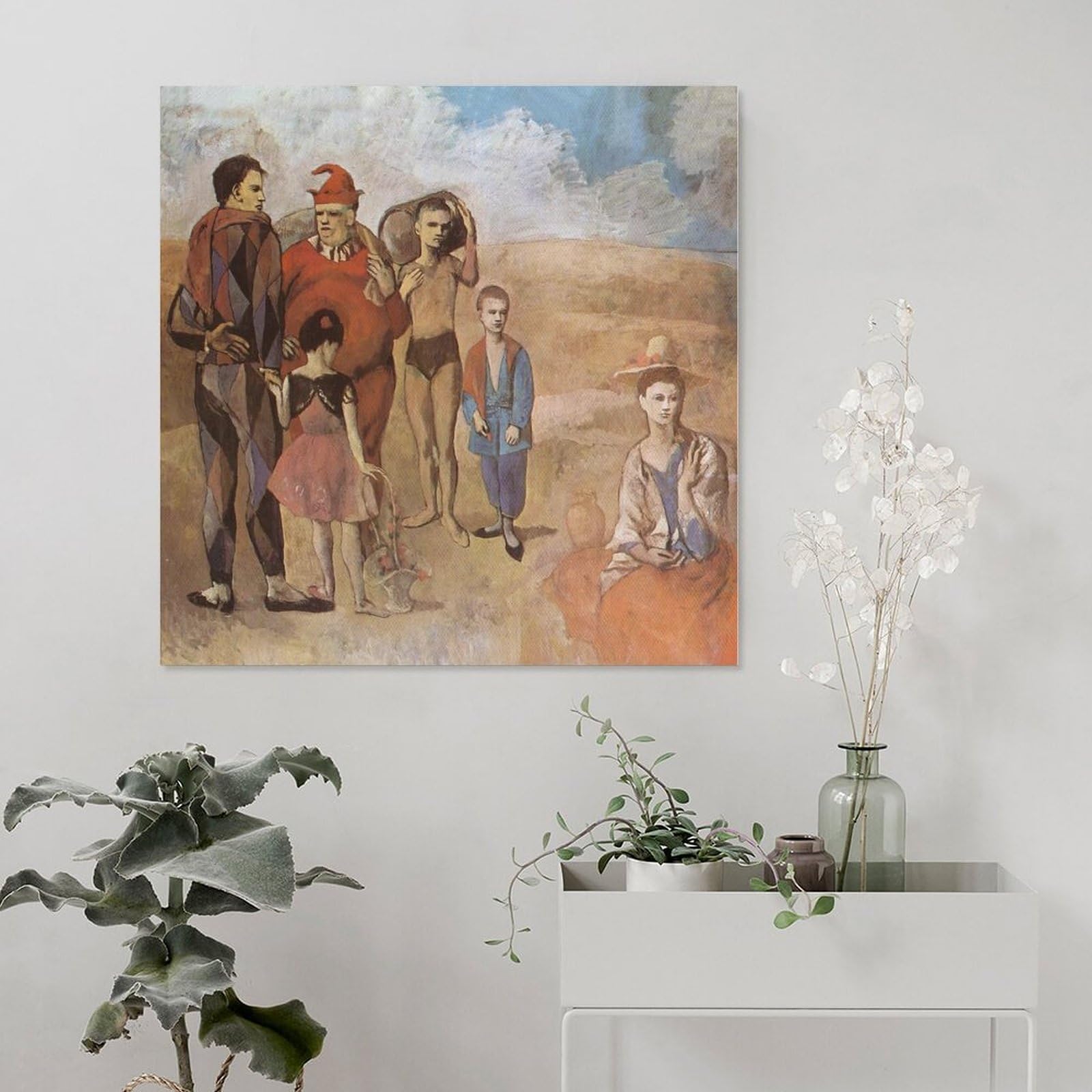 Amazon.co.jp: パブロ・ピカソ Pablo Picasso 《サルタンバンクの家族