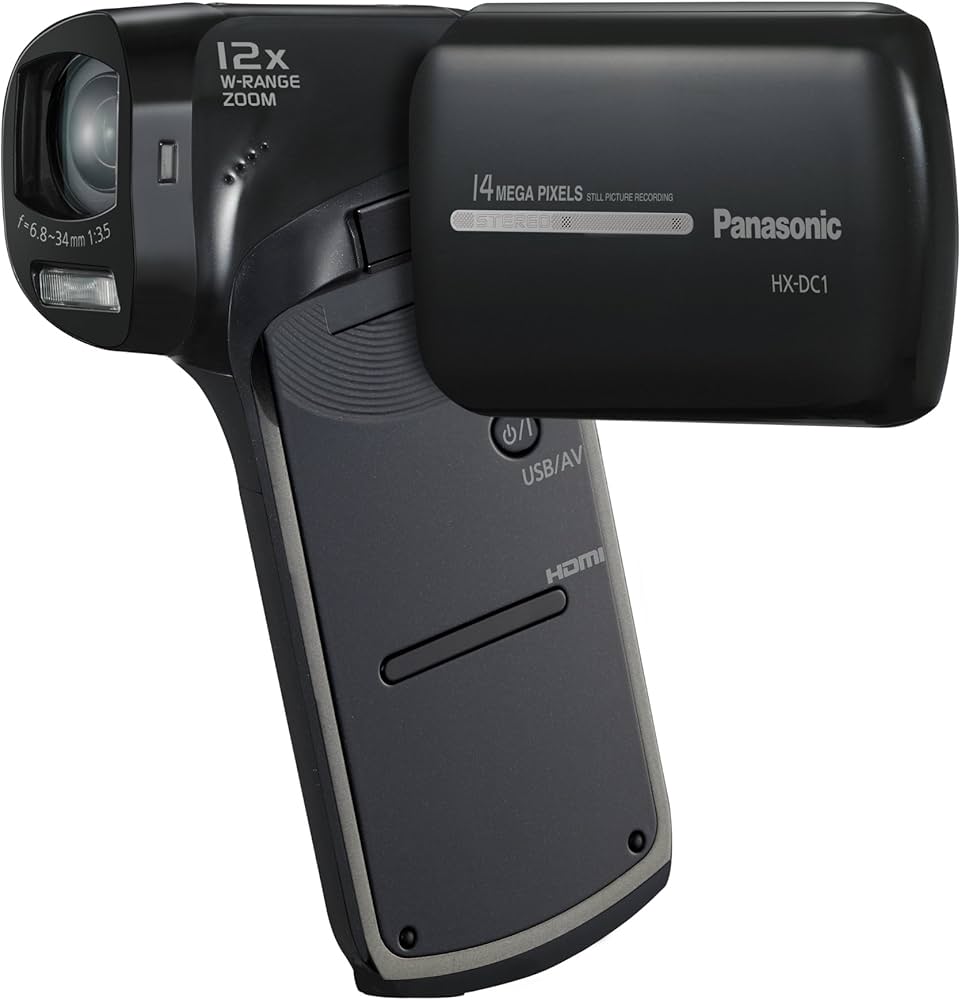 Panasonic HX-DC1 HD Camcorder - Black (14MP Stills, 1920x1080, 5x