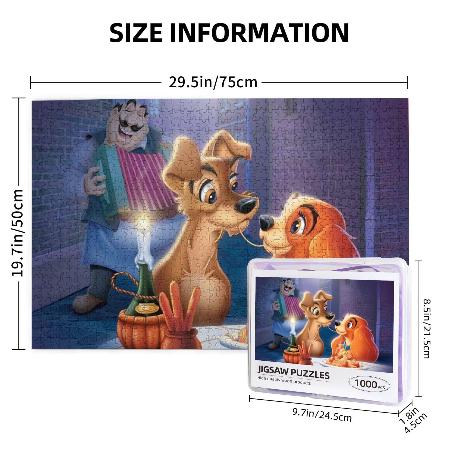 Amazon.co.jp: パズル わんわん物語(1) アニメ ジグソーパズル 1000