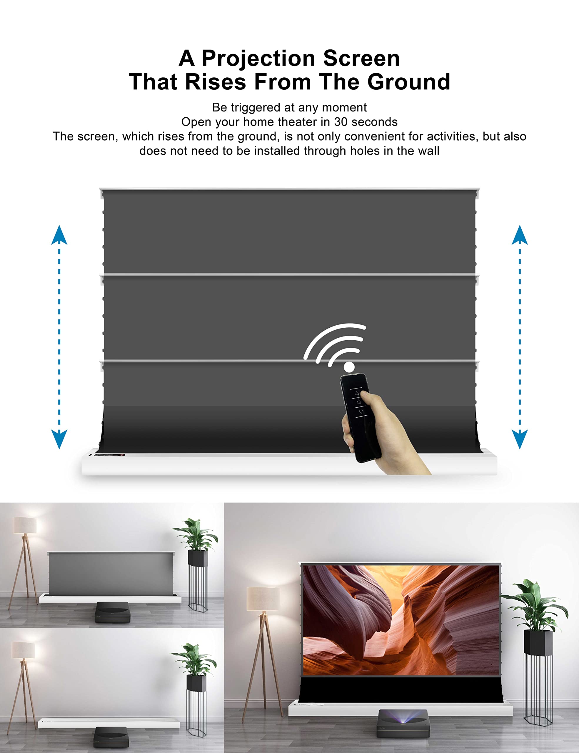 Amazon.com: VIVIDSTORM-Projector Screens S PRO 84 inch Folding