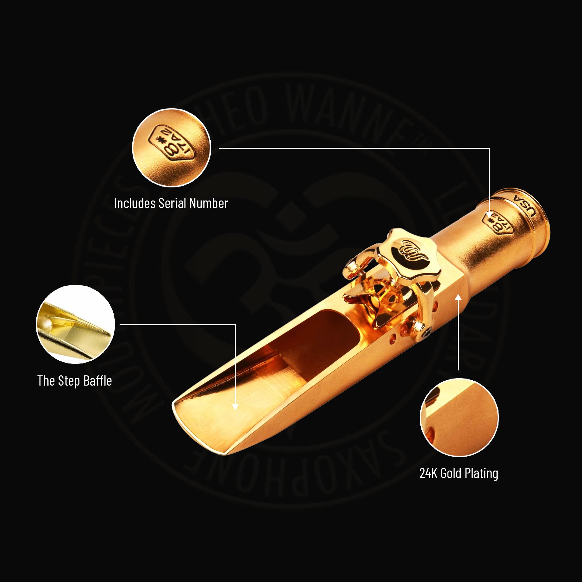 Amazon.com: Theo Wanne Durga 5 Baritone Saxophone Mouthpiece - 24