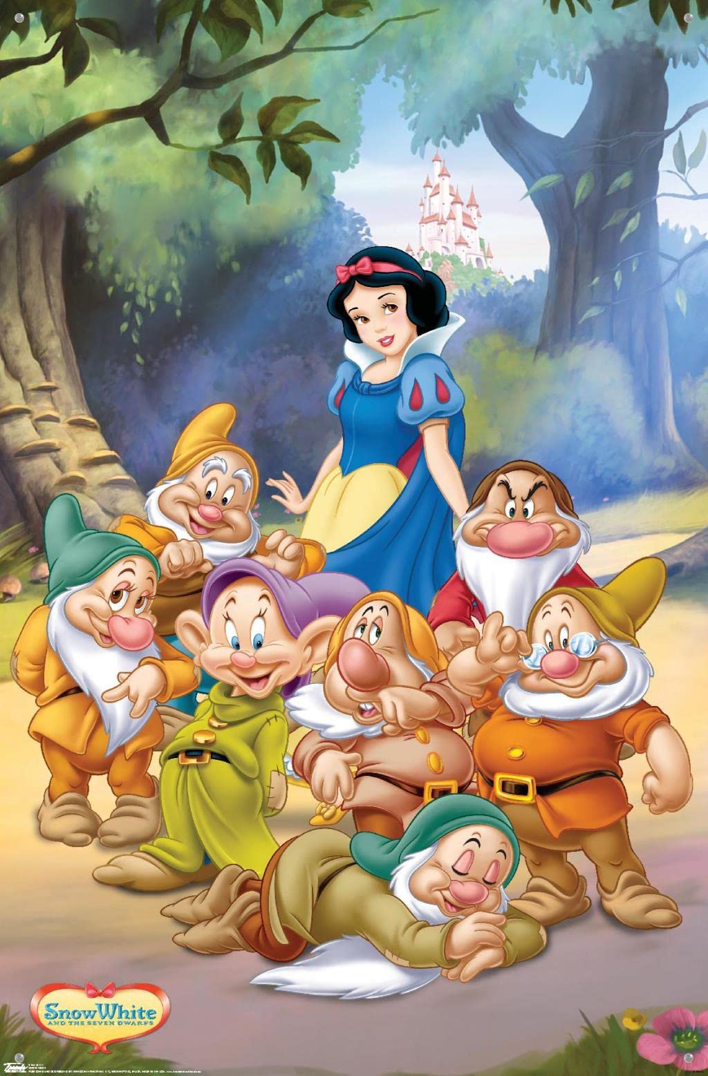 Amazon.co.jp: Trends International ディズニー 白雪姫と七人の小人