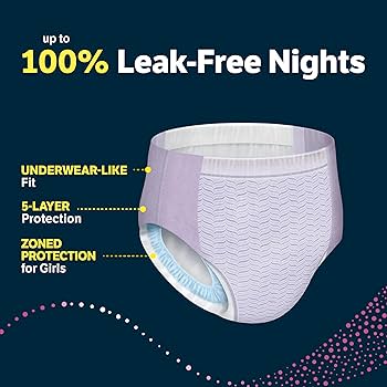 Amazon | Goodnites ガールズナイトタイム下着 XXLサイズ(120~175