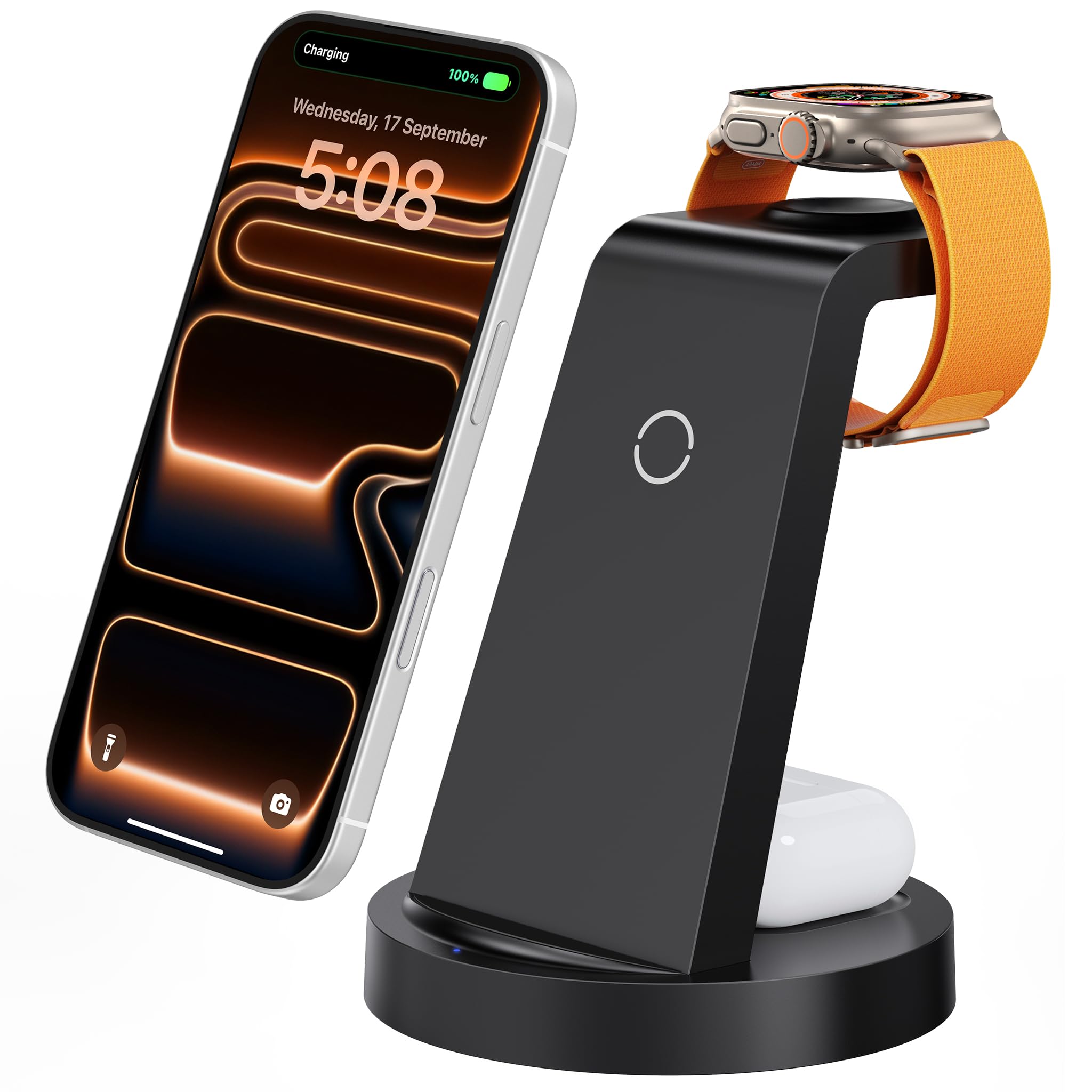 Amazon.com: Anlmz 3 in 1 Charging Station for iPhone, Wireless