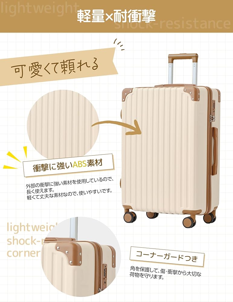 Amazon.co.jp: [リオ] スーツケース キャリーケース キャリーバック