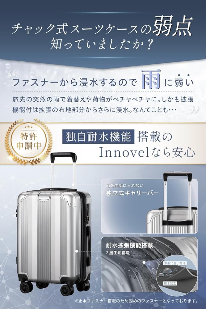 Amazon | [Innovel] 特許出願中_【次世代型スーツケース