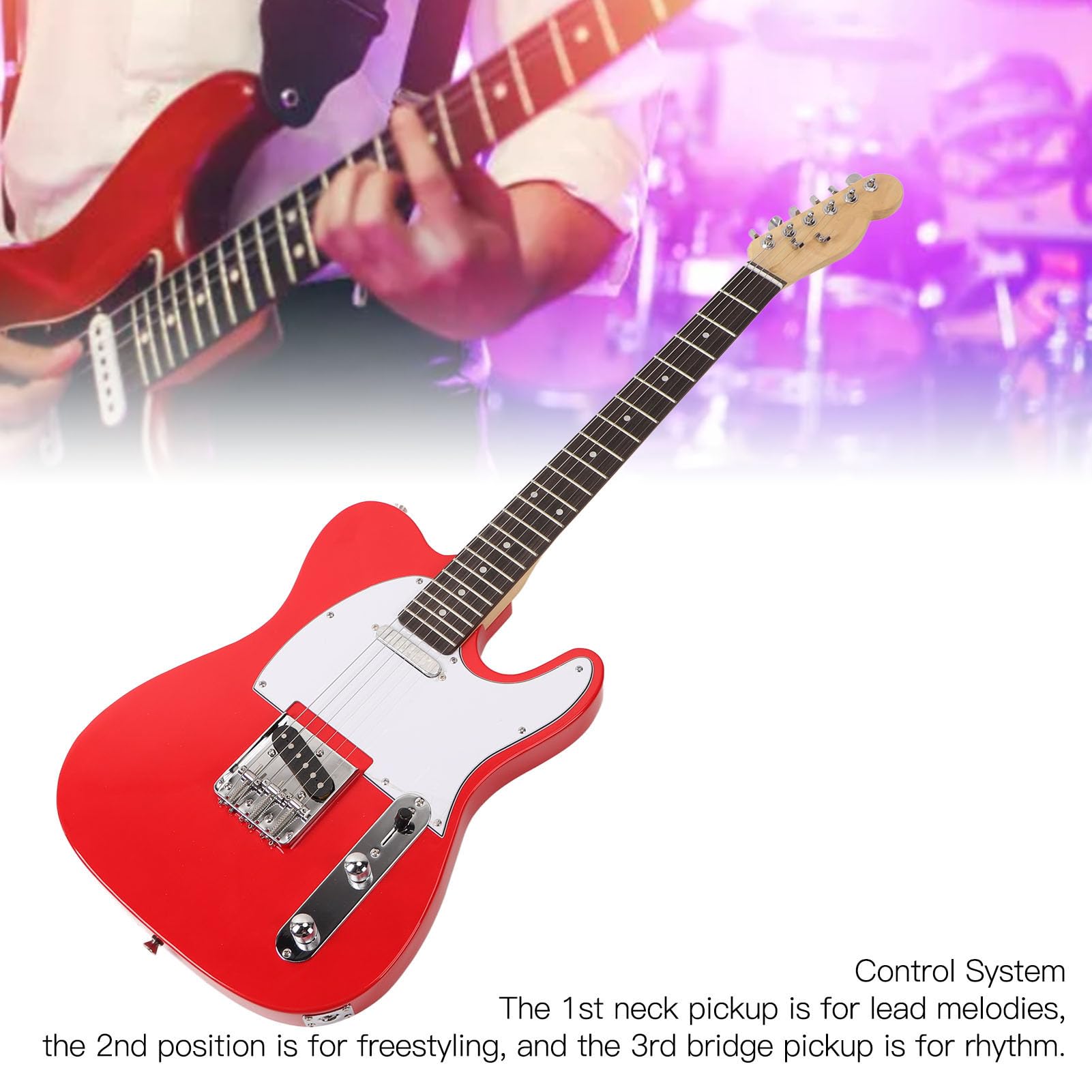 Amazon | エレキギター、ST (赤) | エレキギター | 楽器・音響機器