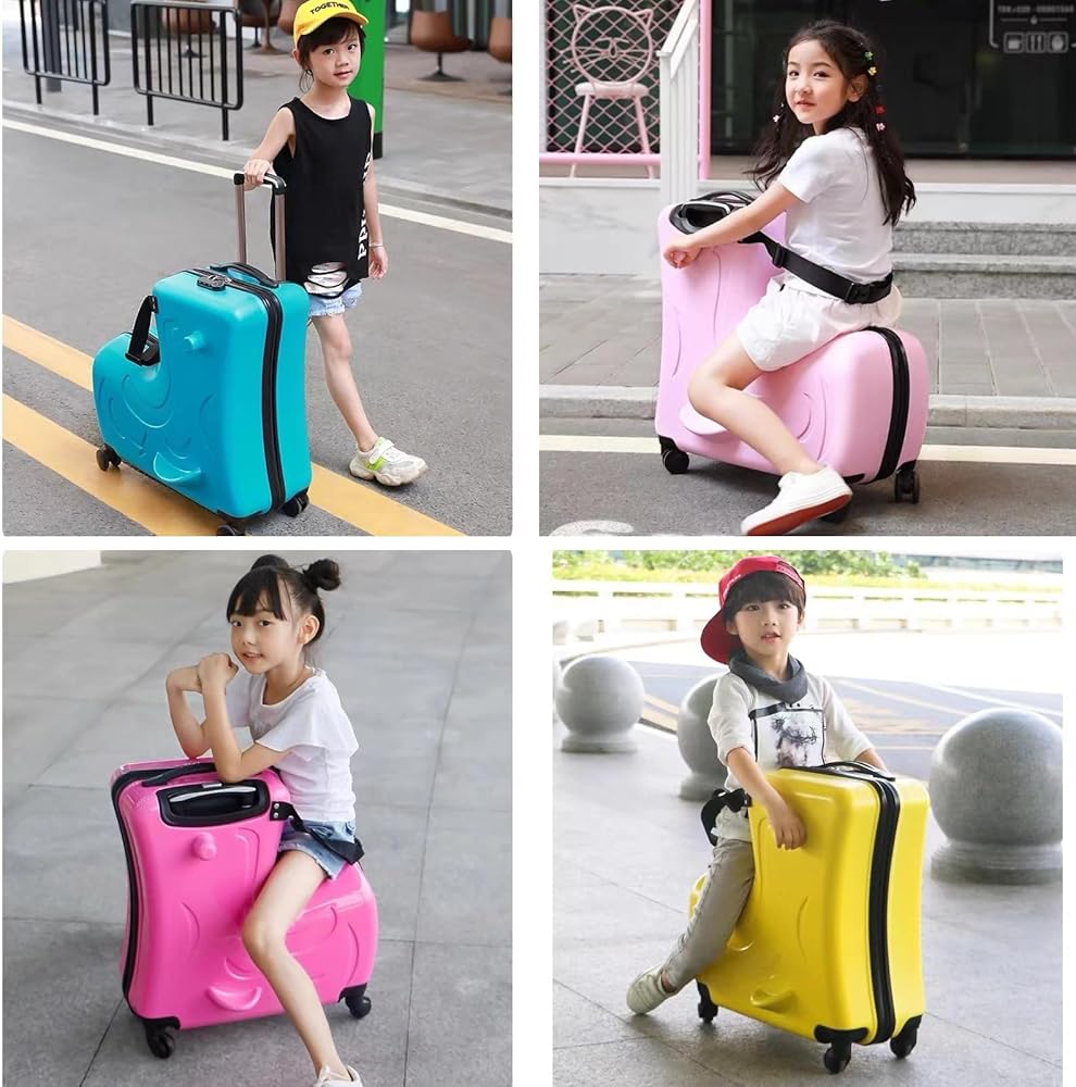 Amazon | [lvjiajin] 乗れるキャリーケース 子供 キッズトラベル
