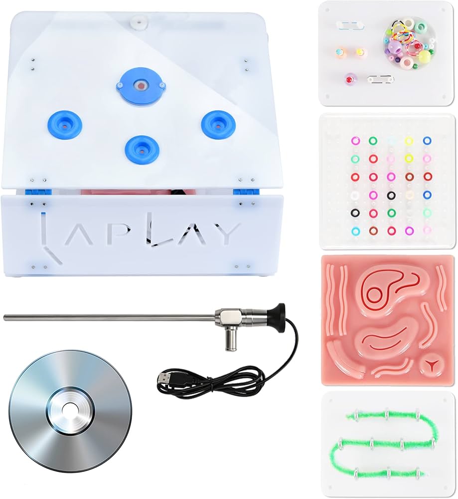 Amazon.co.jp: LAPLAY 腹腔鏡手術訓練 縫合練習キット腹腔鏡 縫合
