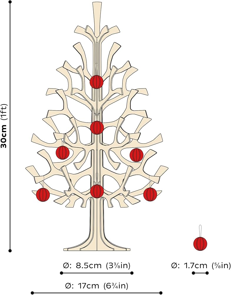 Amazon.co.jp: Lovi ロヴィ ツリー クリスマスツリー Momi-no-ki 30cm