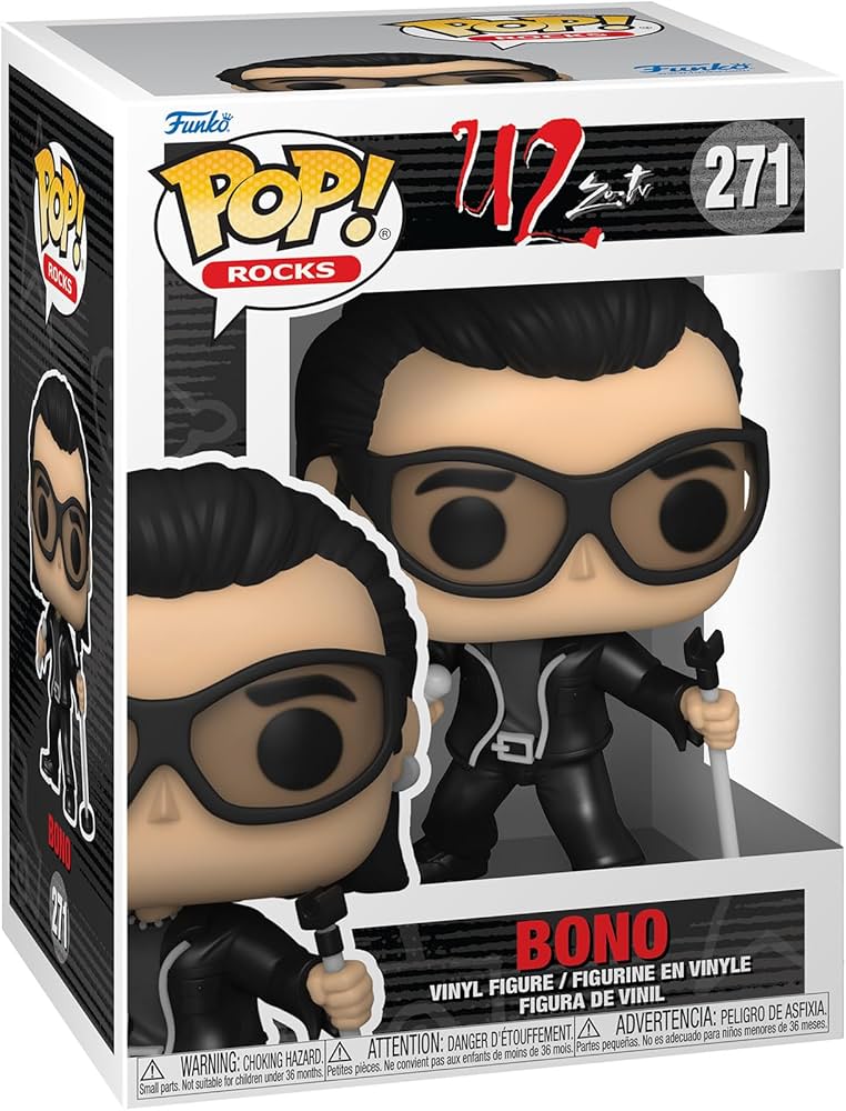 Amazon.com: Funko Pop! Rocks: U2, ZooTV - Bono : Funko: Toys & Games