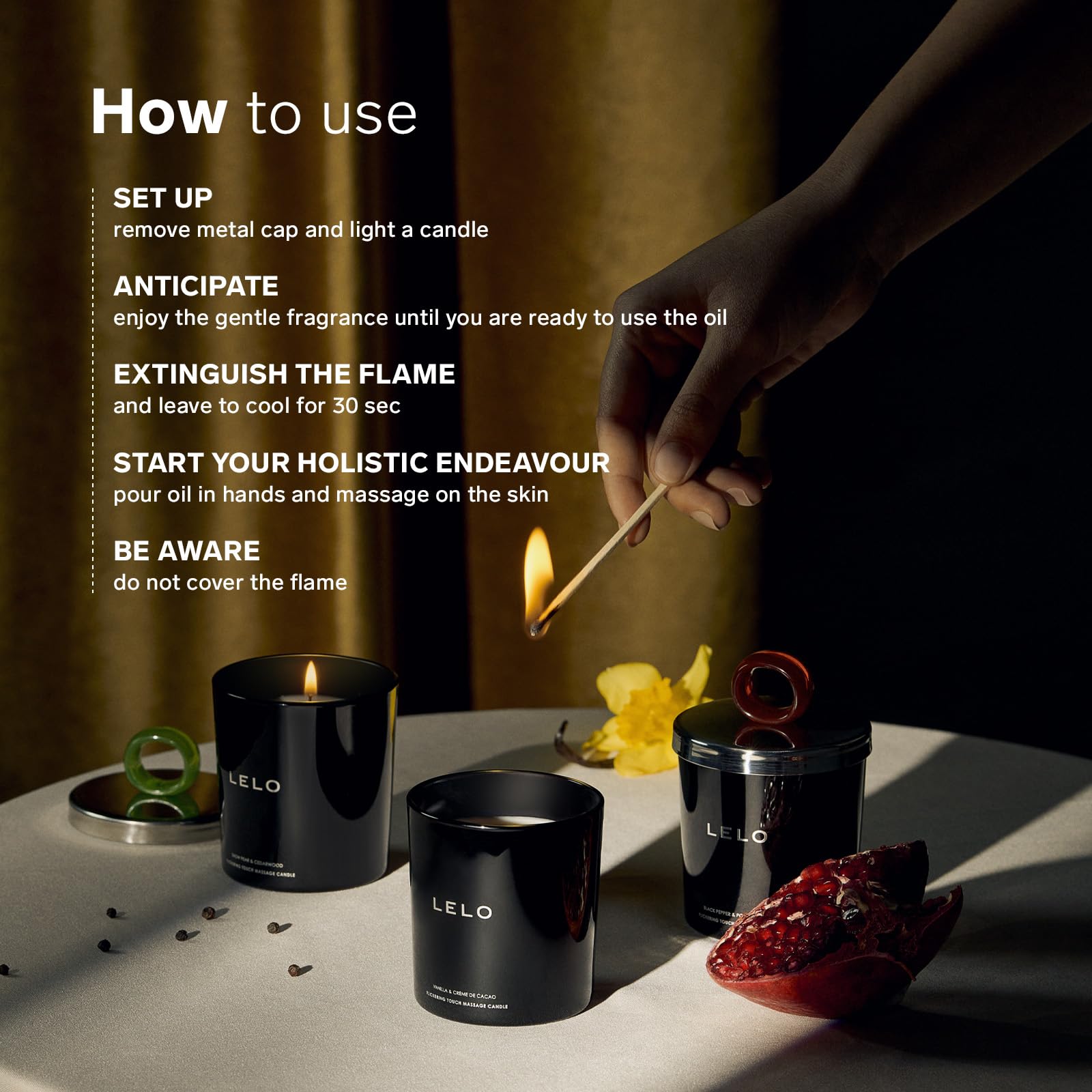 Amazon.co.jp: LELO Flickering Touch Massage Candle 感性的な