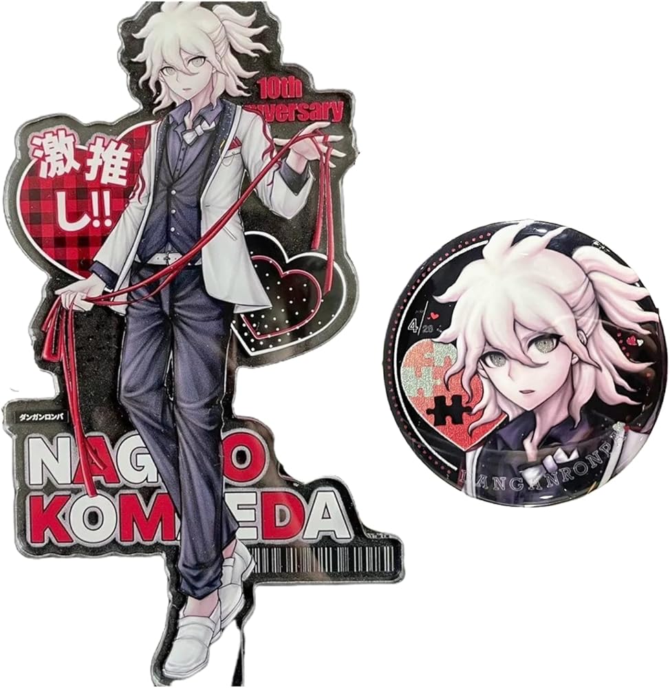 Amazon.co.jp: POKEI ダンガンロンパ 狛枝 凪斗 アクリルスタンド 缶