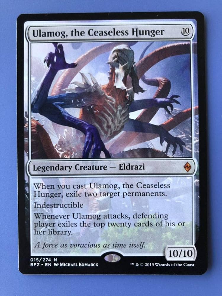 Amazon.co.jp: MTG《絶え間ない飢餓、ウラモグ/Ulamog, the Ceaseless