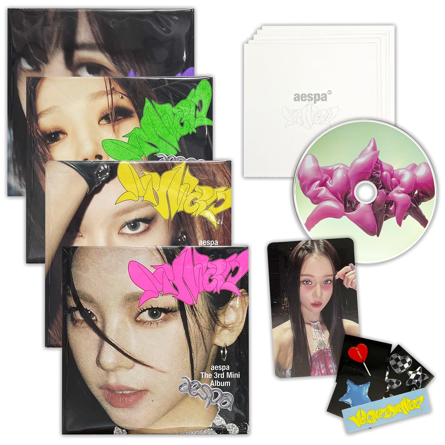 Amazon.com: aespa - 3rd Mini Album [MY WORLD] (Poster Ver