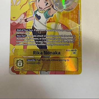 Amazon.co.jp: 牧野留姫パラレル英語版 デジモンカード EX2-060 : おもちゃ