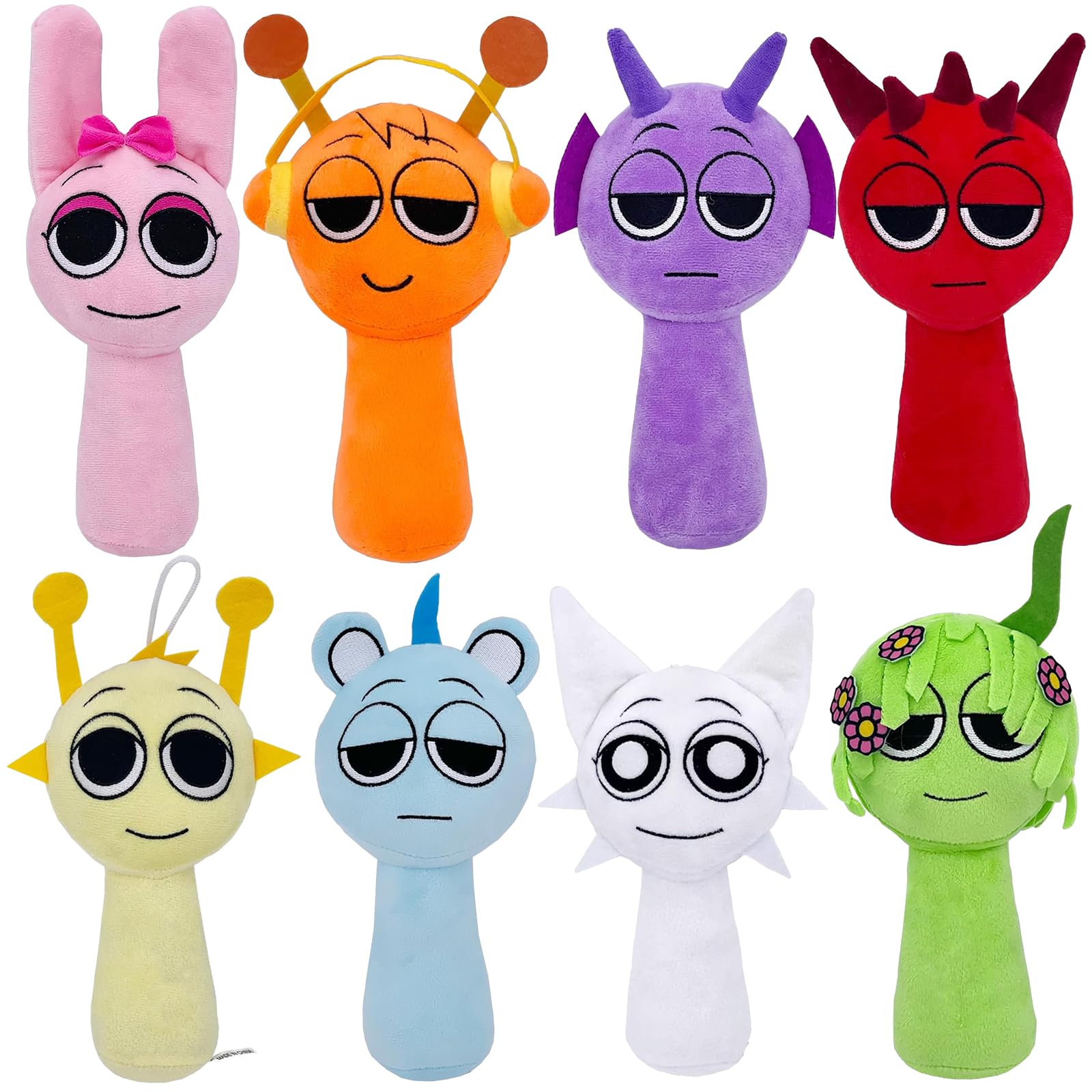 Amazon.co.jp: スプランキー ぬいぐるみ セット 8体 キャラクター