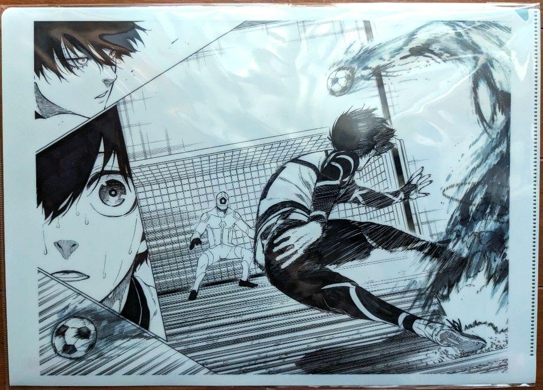 Amazon.co.jp: ブルーロック展 原作絵 クリアファイル 糸師凛 潔世一