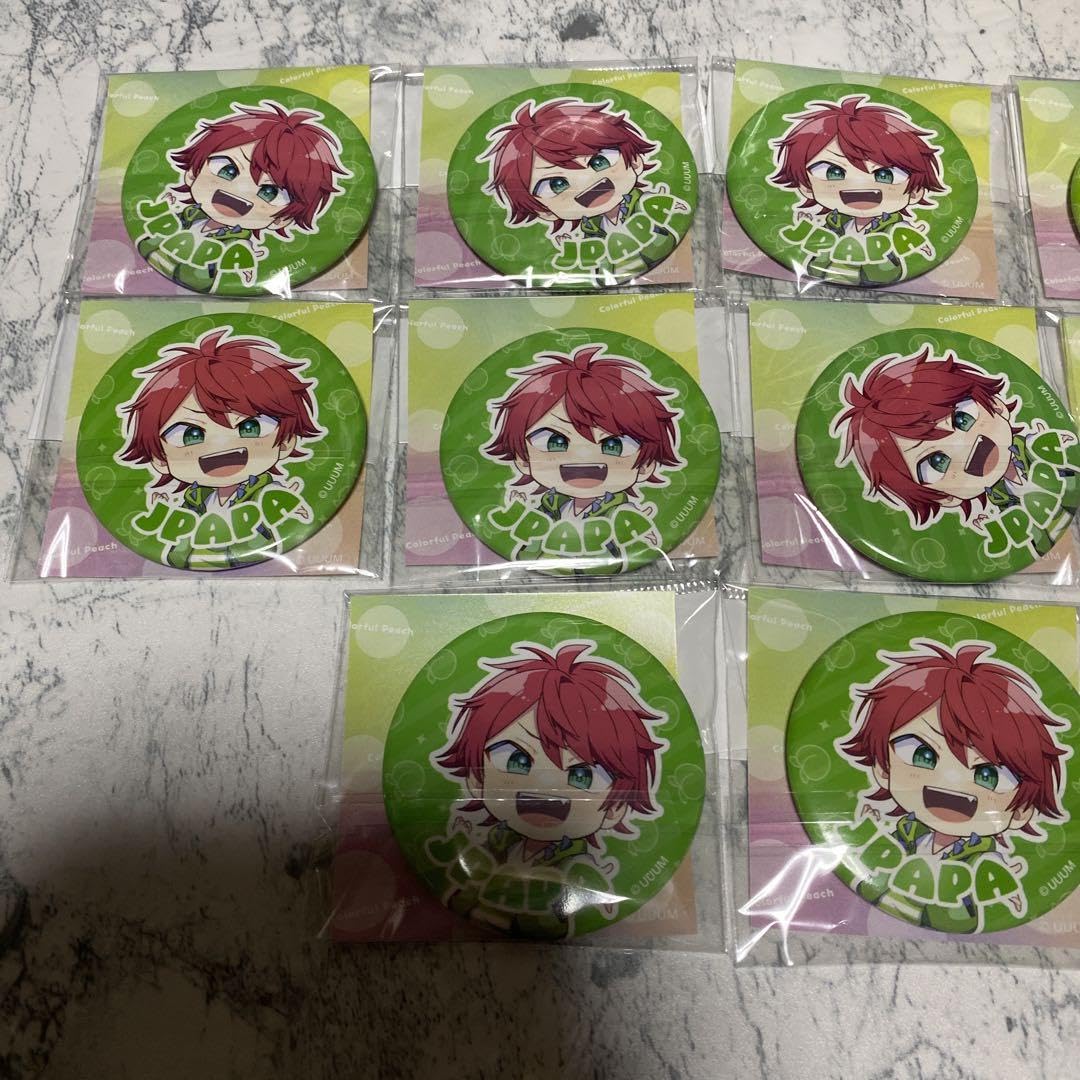 Amazon.co.jp: カラフルピーチ 缶バッジ じゃぱぱ からぴち 缶バッチ