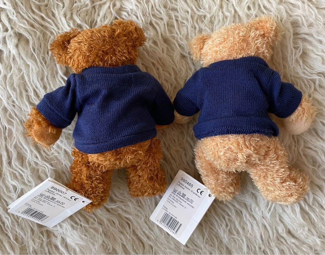 Amazon.co.jp: ペアテディベア ルフトハンザ空港 グッズ ぬいぐるみ 2