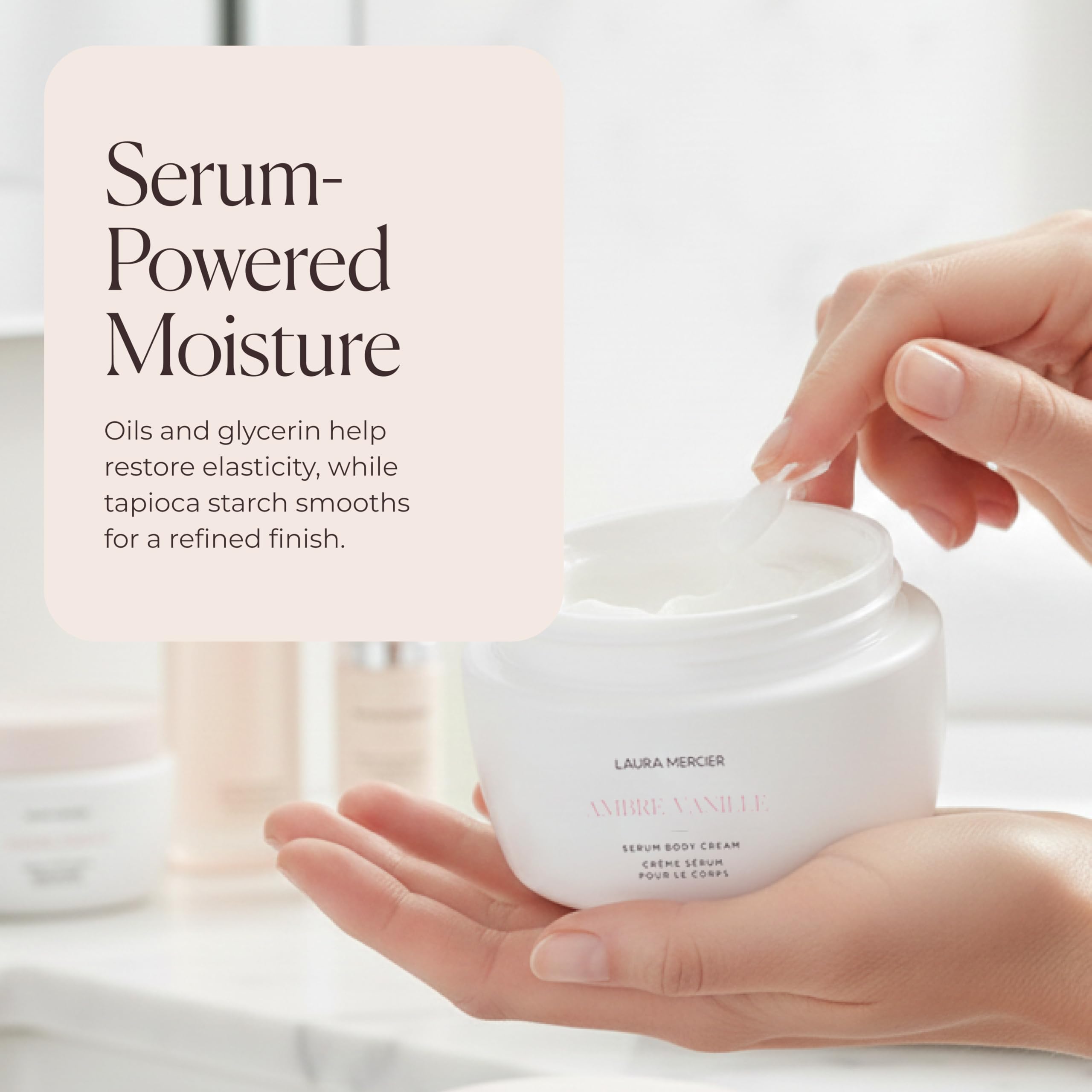 Amazon | Laura Mercier Serum Body Cream - Ambre Vanille for Women