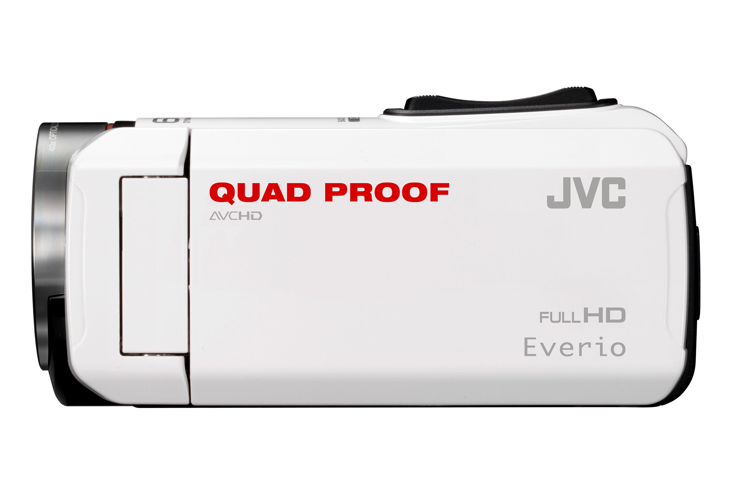 JVC GZ-R315 Everio Quad Proof Full HD Camcorder - White (40x Zoom