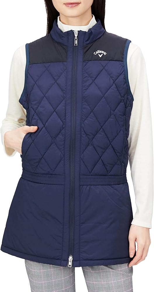 Amazon | [キャロウェイ] レディース フルジップダウンベスト