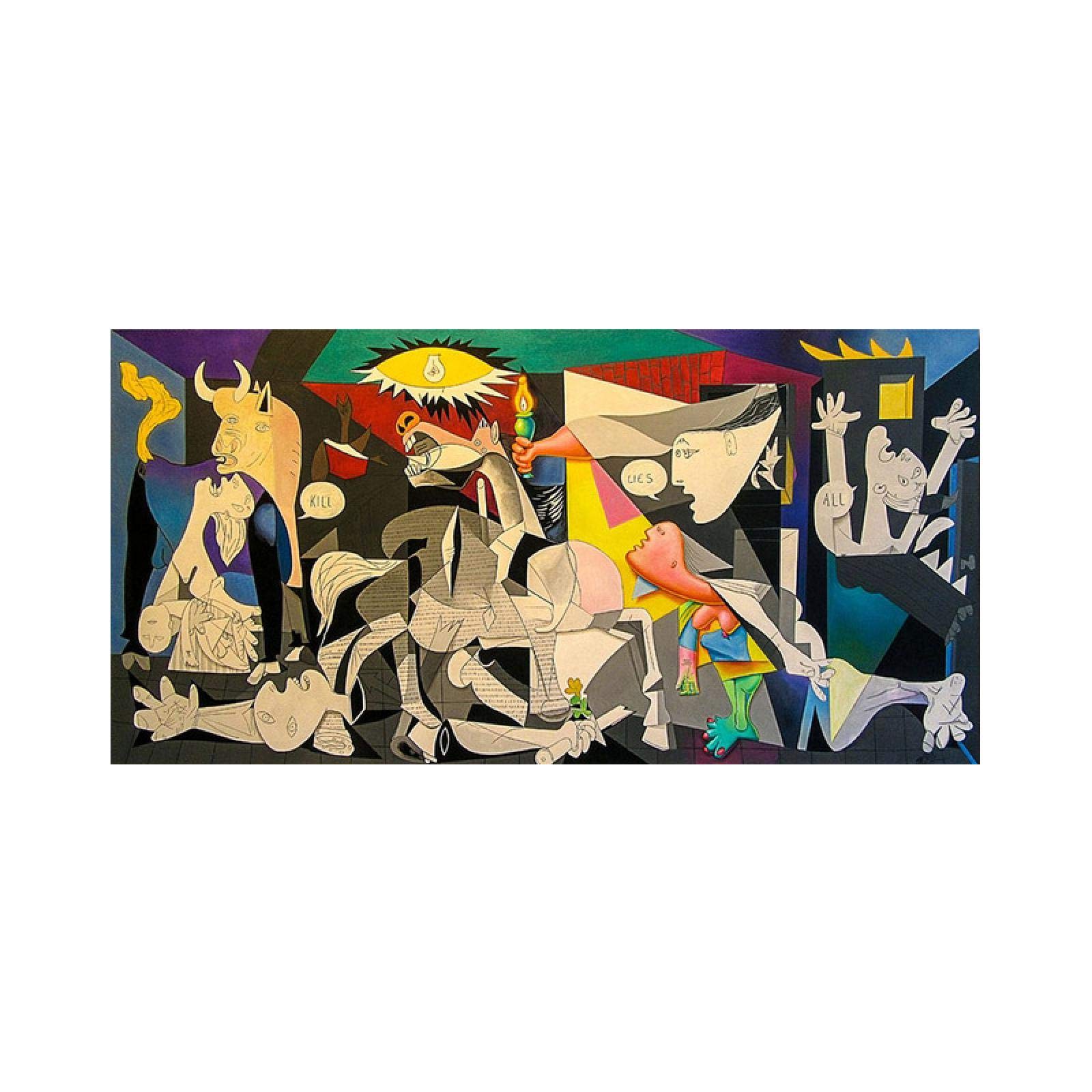 Amazon.co.jp: ピカソの絵 ピカソのゲルニカ キャンバス絵画 複製 有名