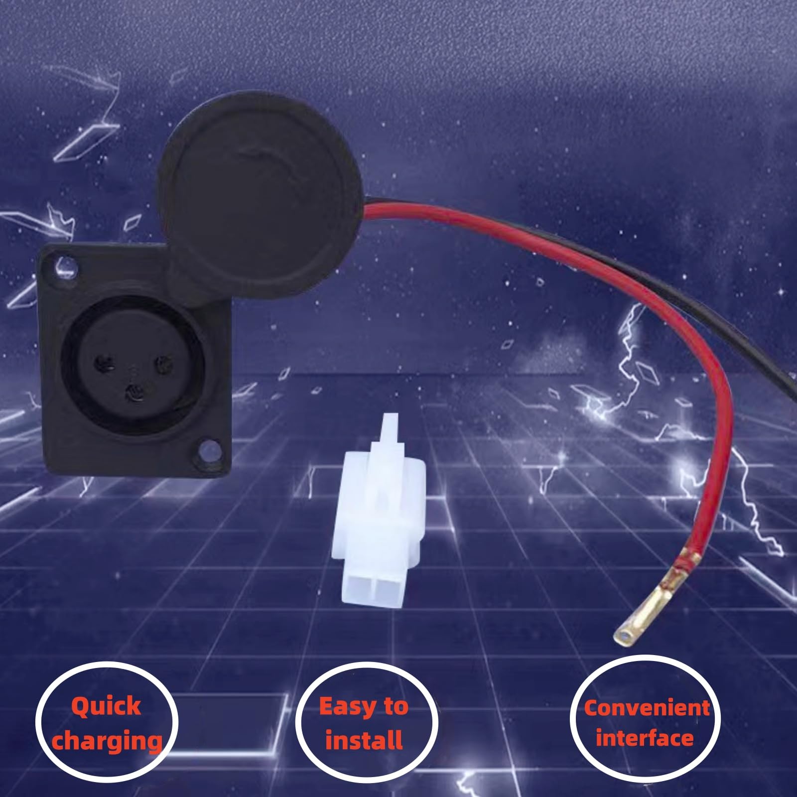 Amazon.com: XLR Charging Port Socket For Razor Electric Dirt Bike