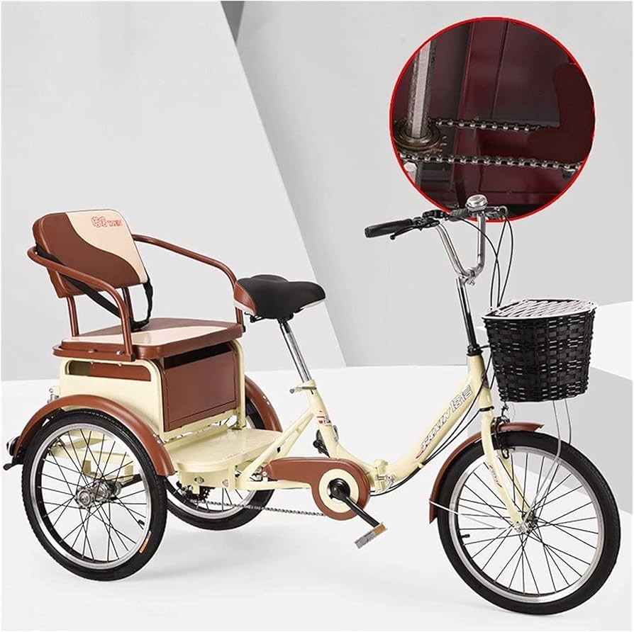 Amazon.co.jp: 3輪自転車 トライク 大人の三輪車 大人三輪自転車の