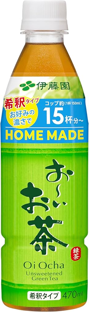 Amazon.co.jp: 伊藤園 おーいお茶 HOME MADE 緑茶 希釈タイプ 470ml×24