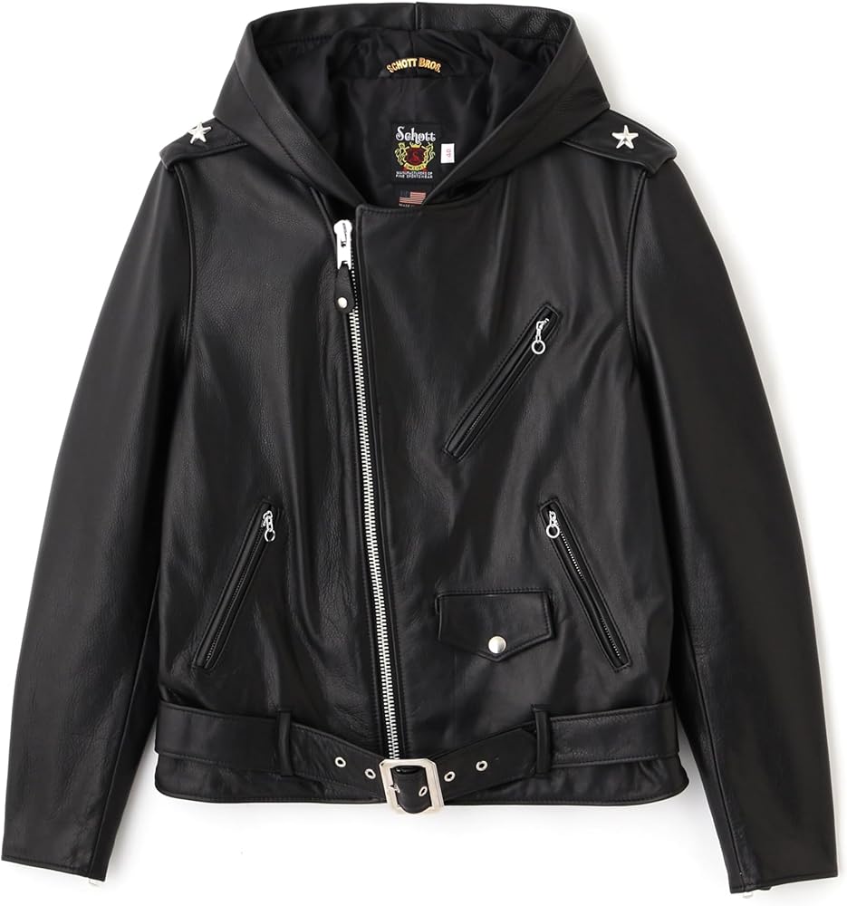 Amazon.co.jp: [Schott NYC] 3950106 503HDT HOODED ONESTAR フード