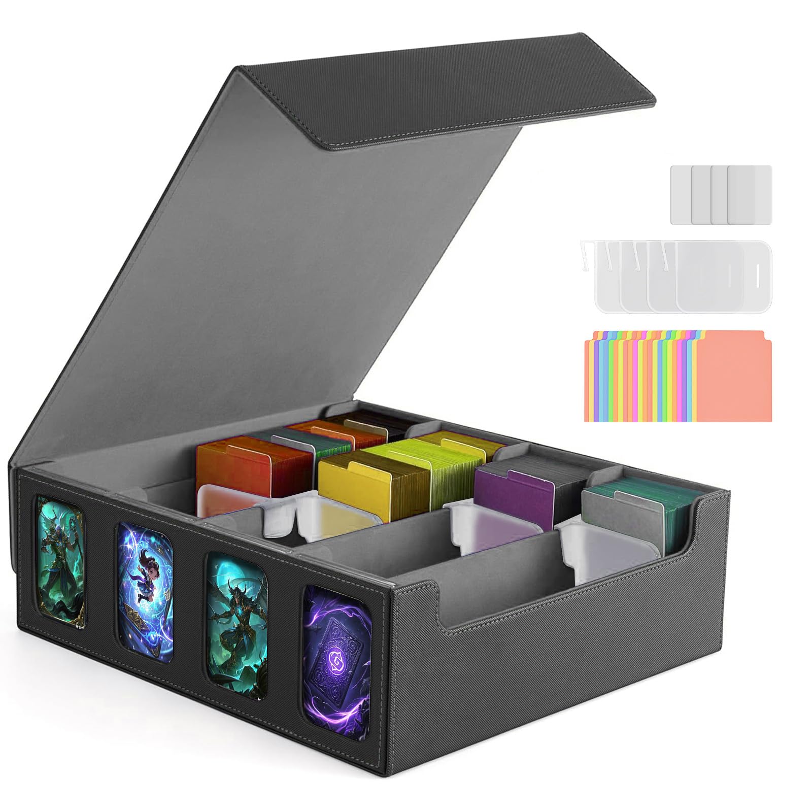 Amazon.co.jp: Amonel デッキケース トレカケース カードケース 大容量