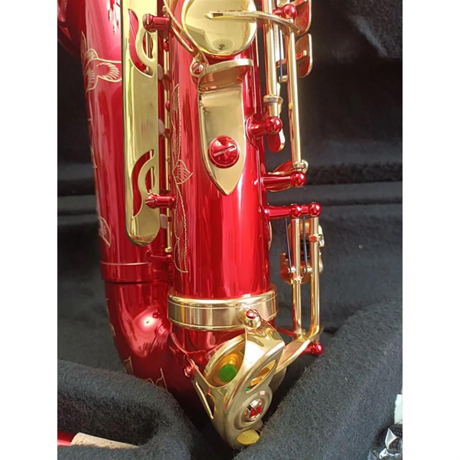 Amazon | 初心者 サックス レッド アルト サックス E フラット マウス