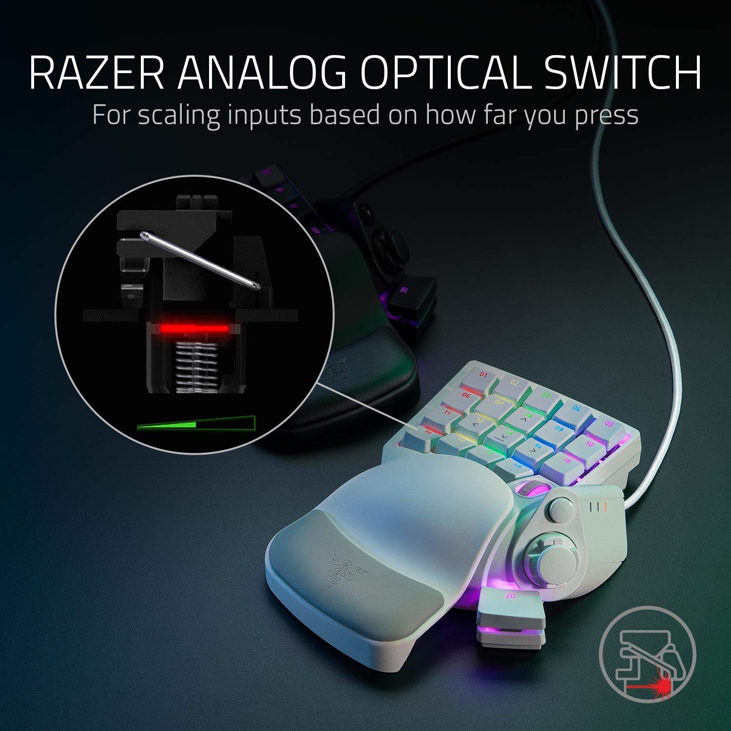 Amazon.com: Razer Tartarus Pro Gaming Keypad: Analog-Optical Key