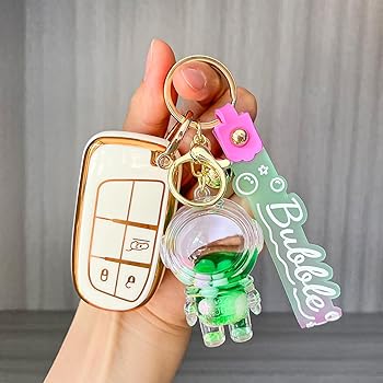 Amazon.co.jp: JEBBO キュートな宇宙飛行士キーホルダー かわいい液体