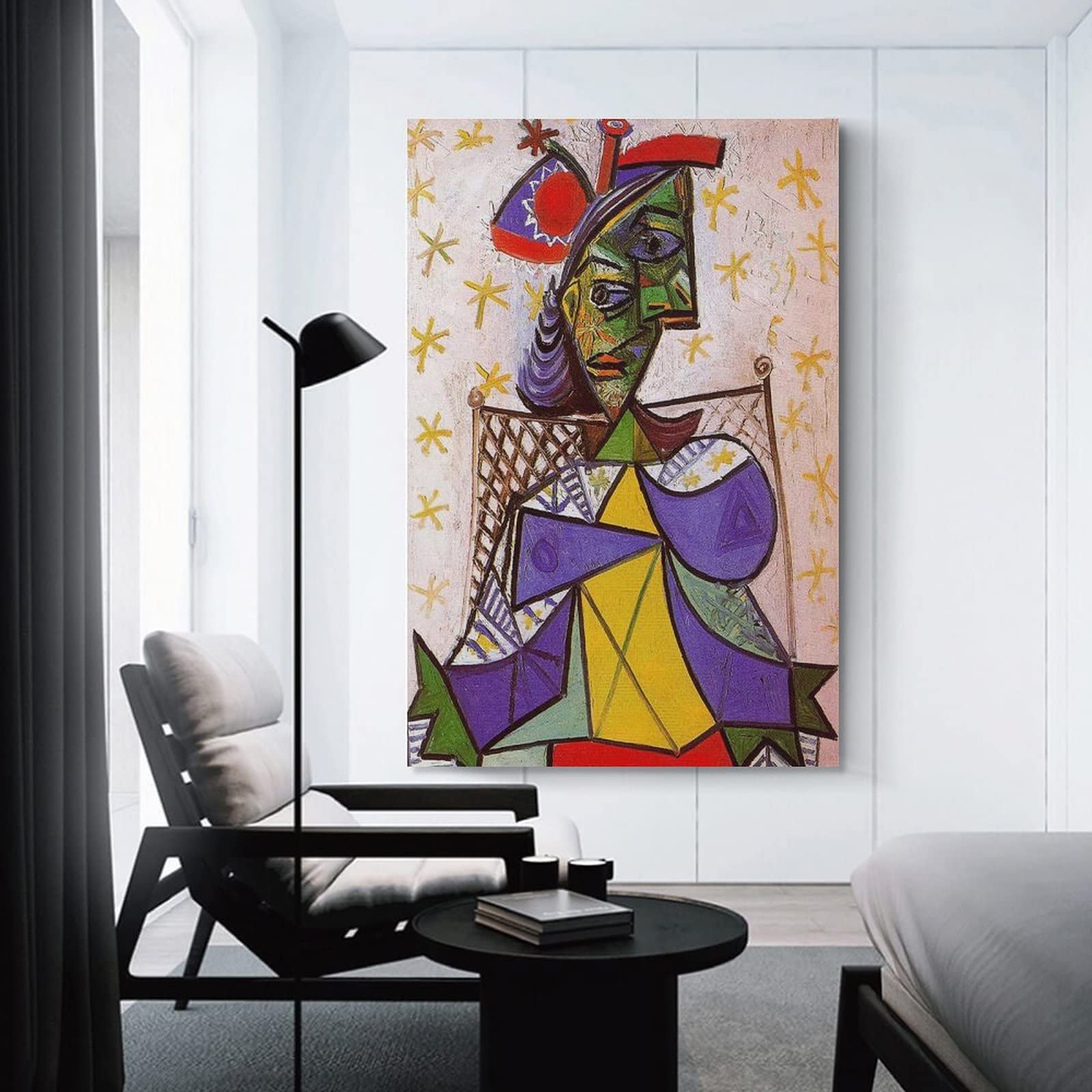 Amazon.co.jp: Pablo Picassoパブロ・ピカソ画家の作品（肘掛け椅子に