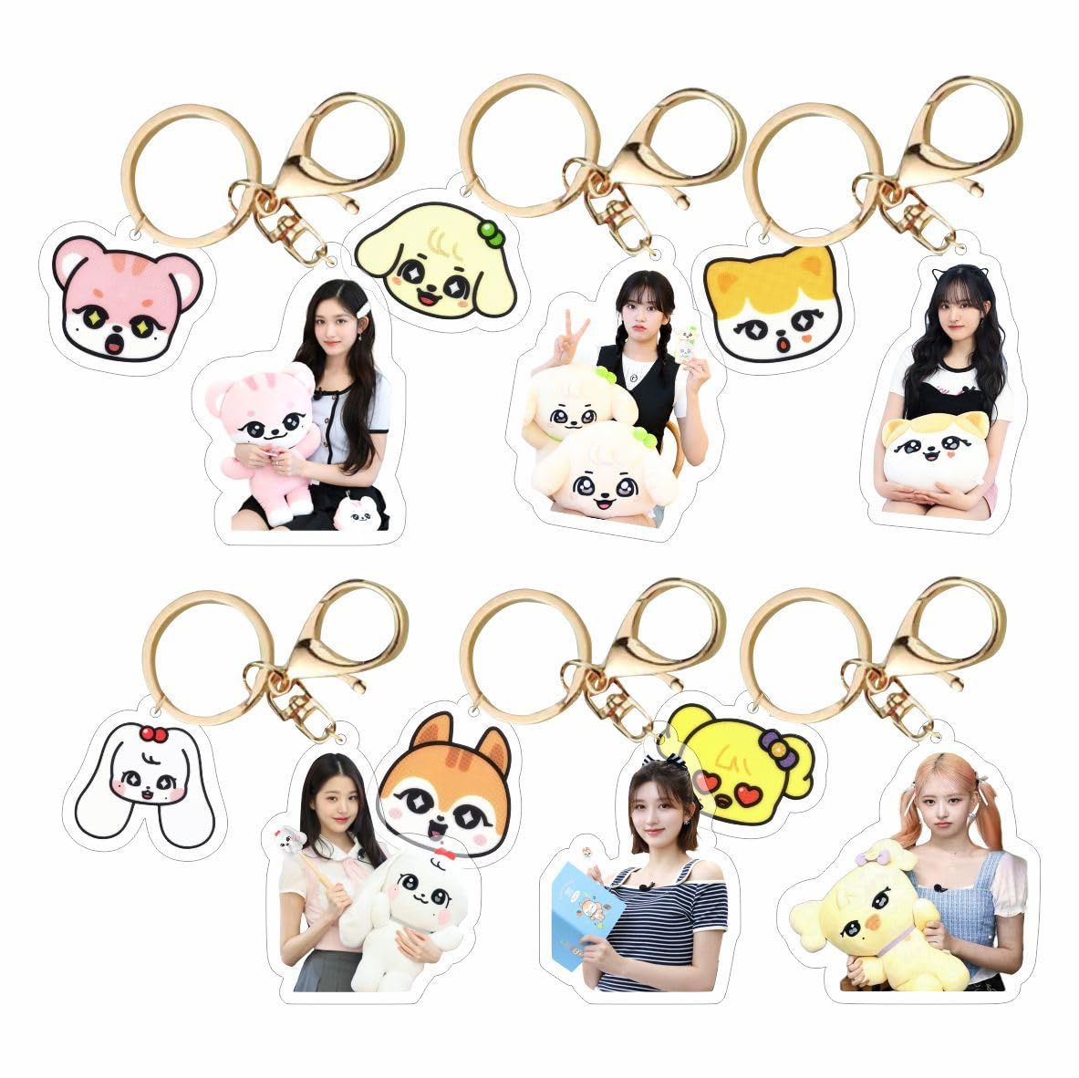 Amazon.co.jp: IVE アイブ キーホルダー 1個 メンバーペンダント