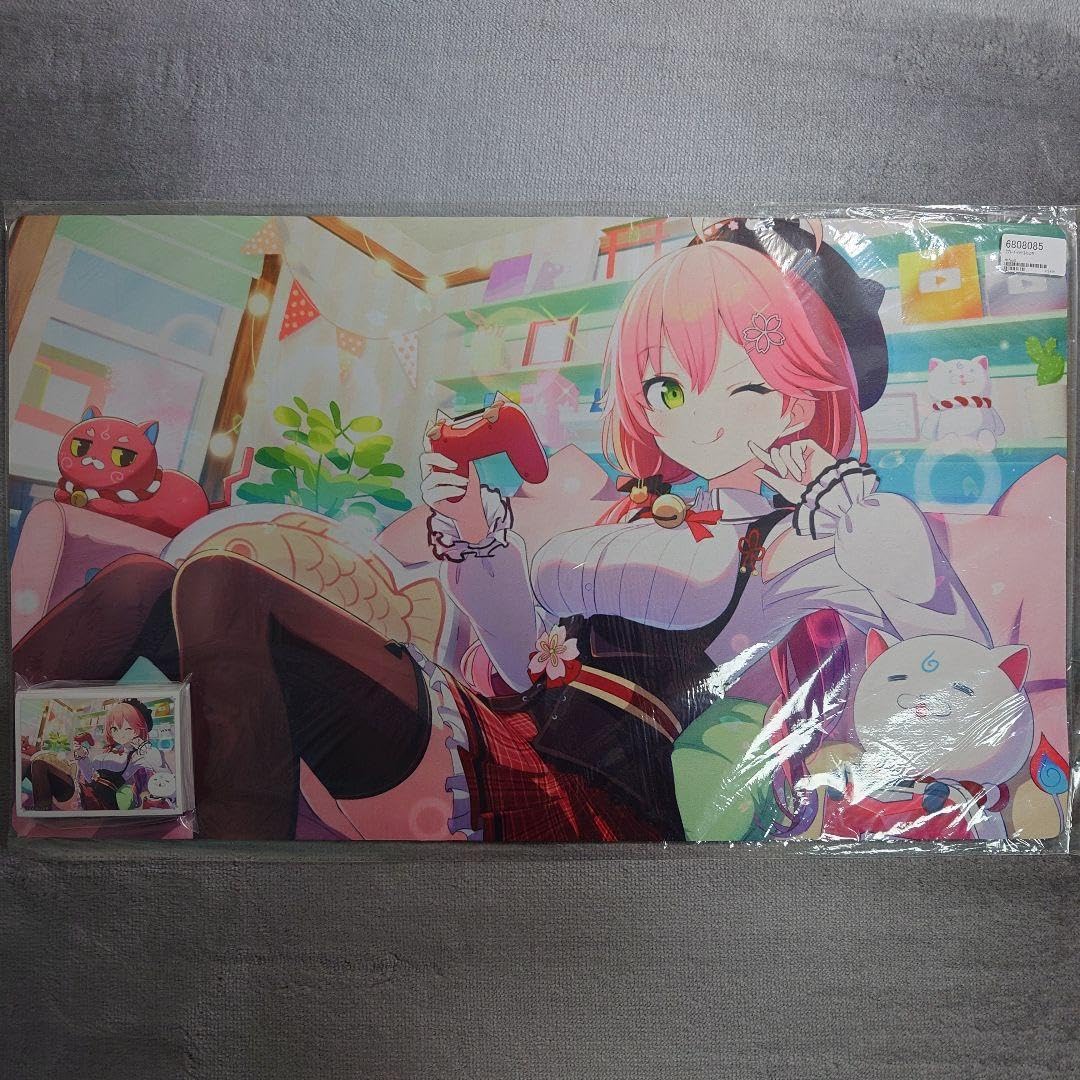 β2 ホロライブ みこだにぇ〜&メイド服 さくらみこ スリーブ&プレイマット