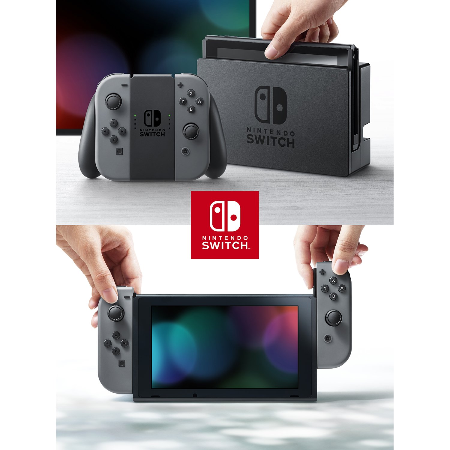Amazon.com: Nintendo Switch Console with Gray Joy-Con, Pro