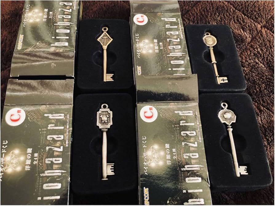 Amazon.co.jp: バイオハザードくじ C賞 洋館の鍵4種コンプリート